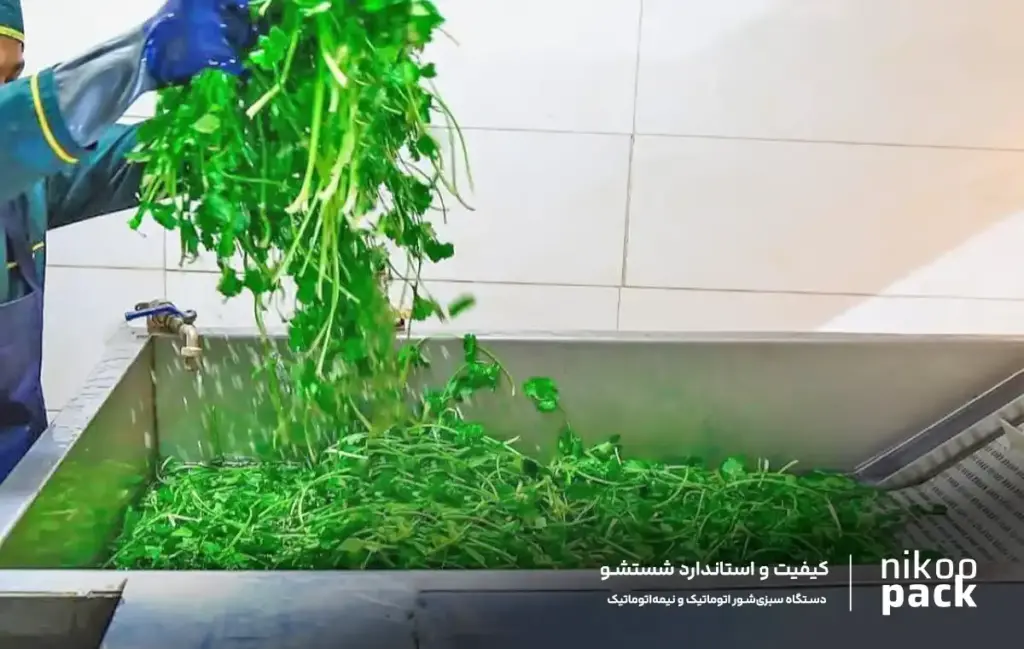 دستگاه سبزیشور اتوماتیک و نیمهاتوماتیک کیفیت و استاندارد شستشو