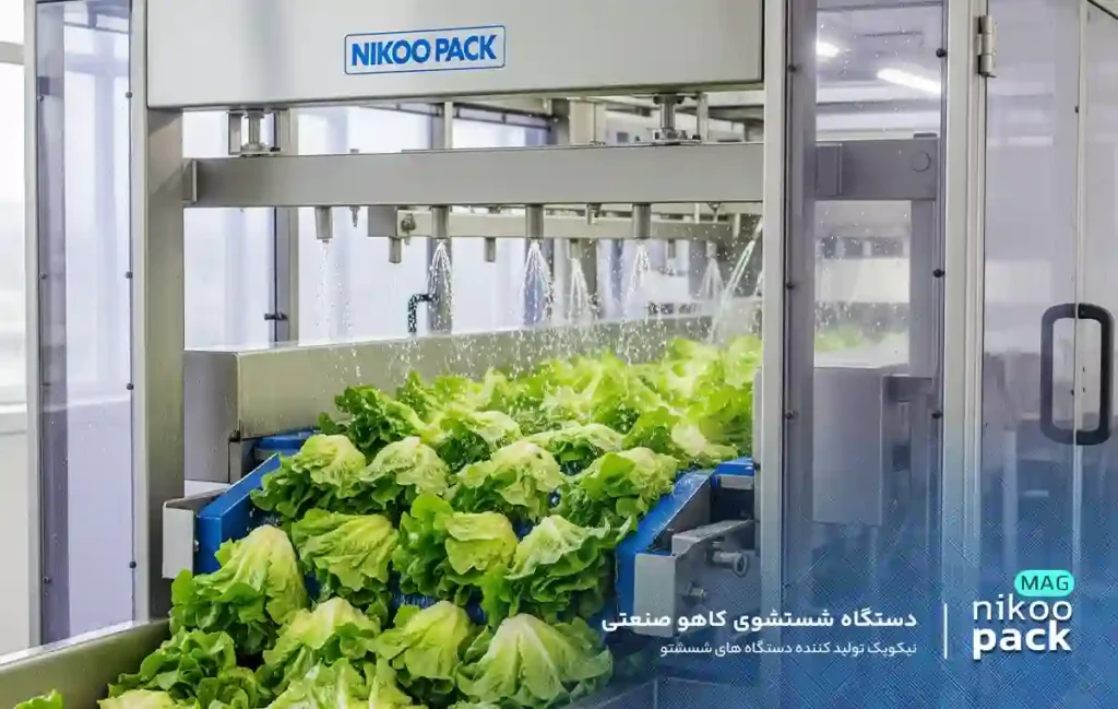 دستگاه شستشوی کاهو صنعتی دستگاه شستشوی کاهو صنعتی